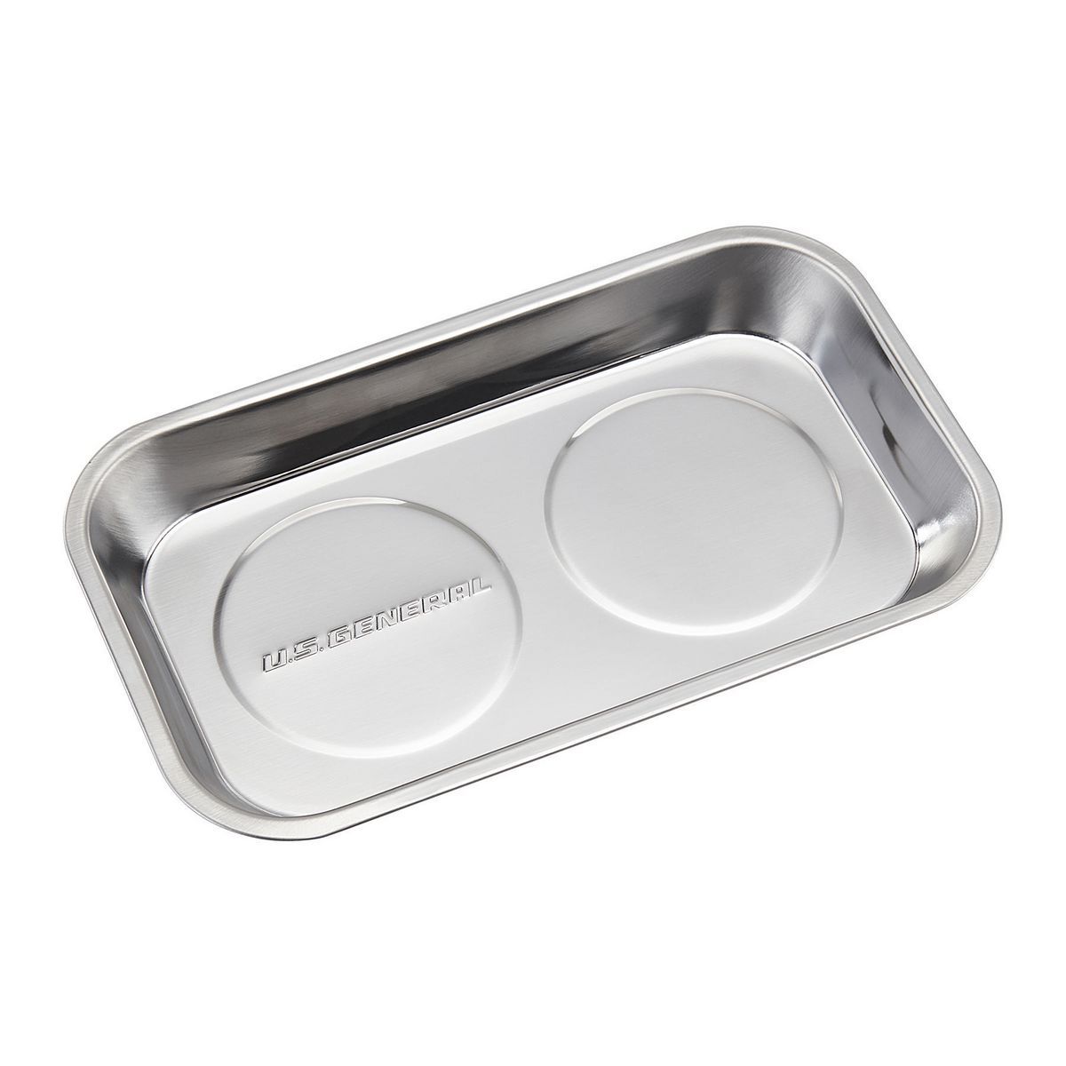 9-1/2 in. x 5-1/2 in. Magnetic Stainless Steel Parts Tray M13060