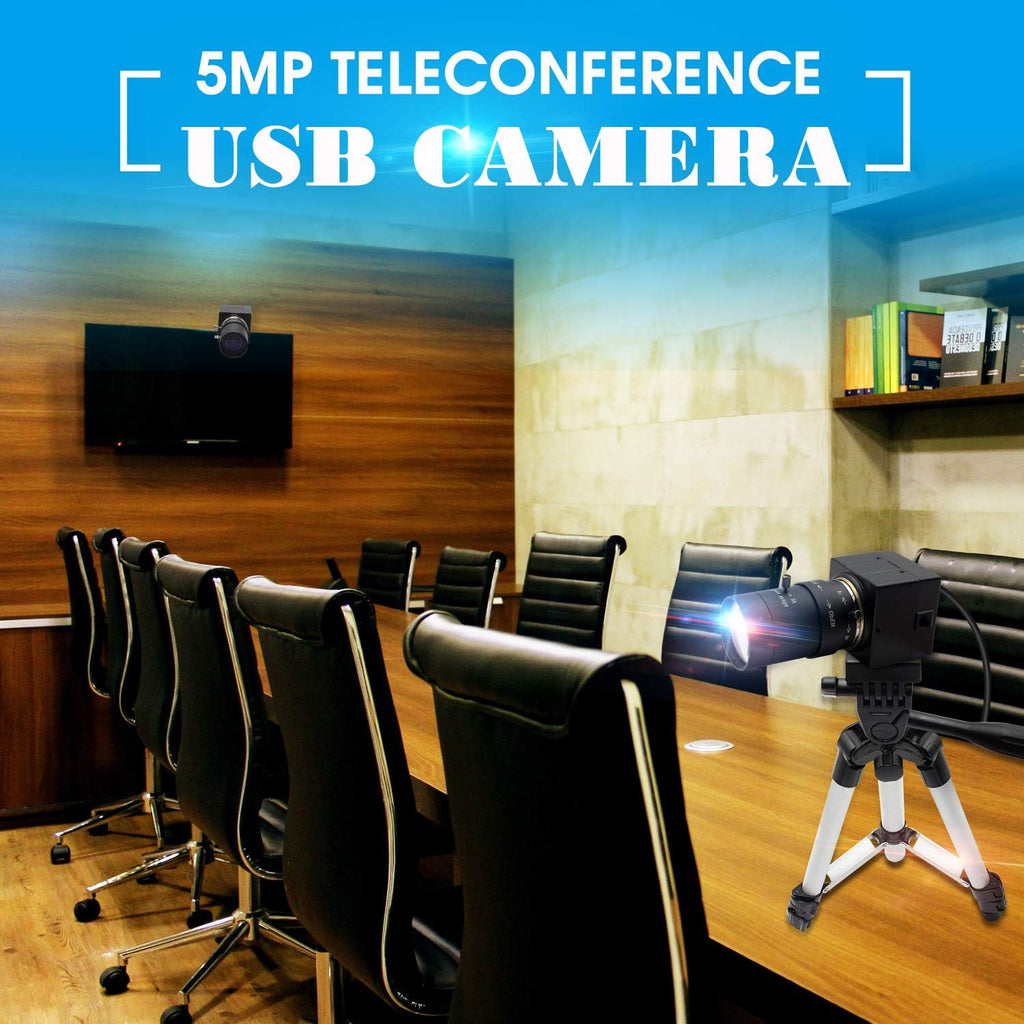 5-50mm Varifocal Lens USB Webcam 5 Megapixel with Aluminum Mini Case N618166