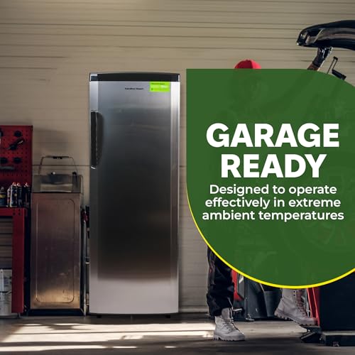 Stainless Steel Upright Freezer, 11 cu. ft. L58901