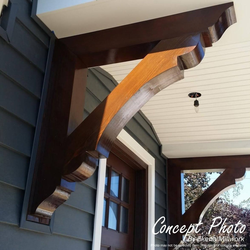 5 1/2x22W x 28x22D x 36x22H Olympic Smooth Western Red Cedar Outlooker G35154