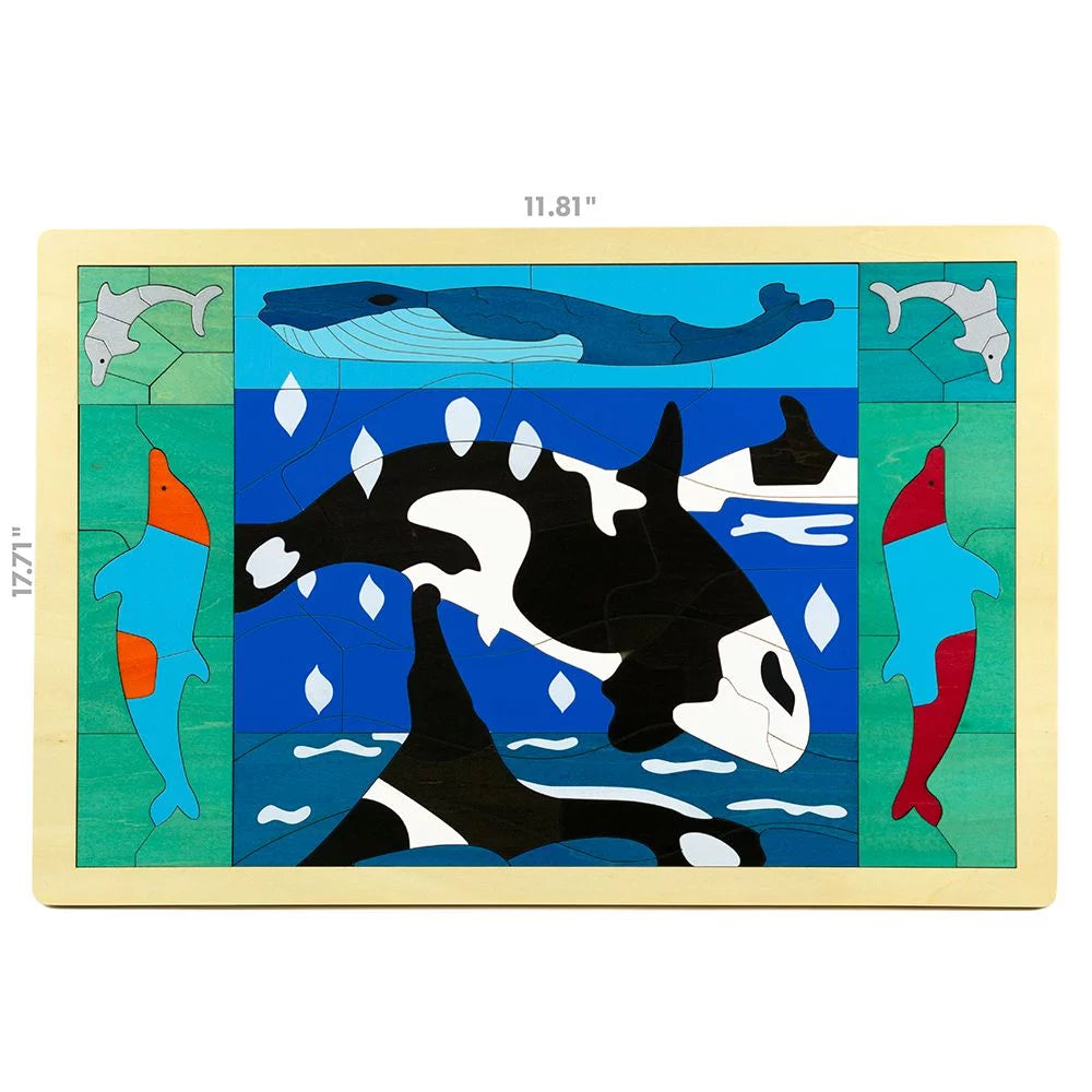 73 Piece Wood Children's Puzzle O123