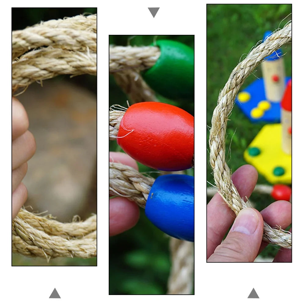 10 PCS Throwing Ring Toys Carnival Rings T23886