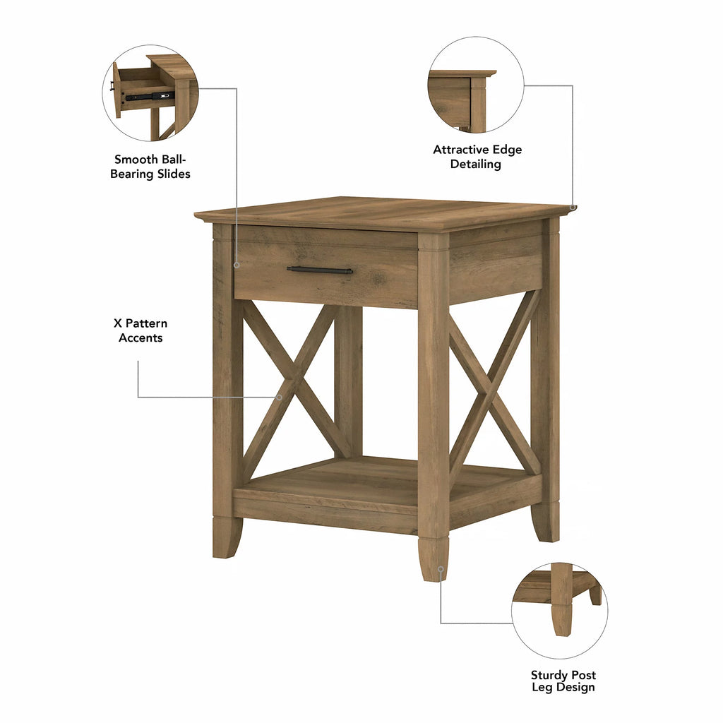 Reclaimed Pine Nightstand G628