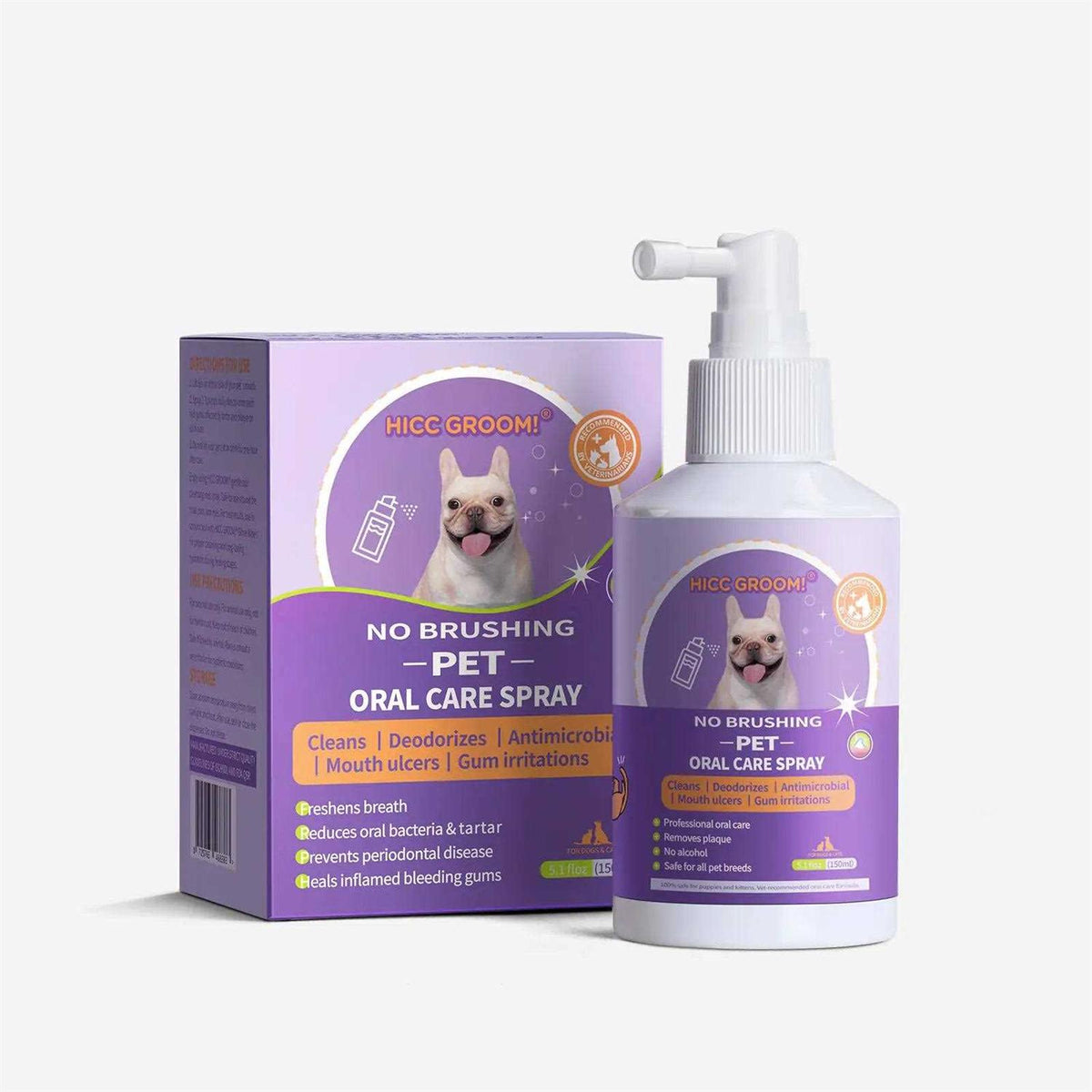 Dog Cat Oral Care Spray 5.1 Oz V49882
