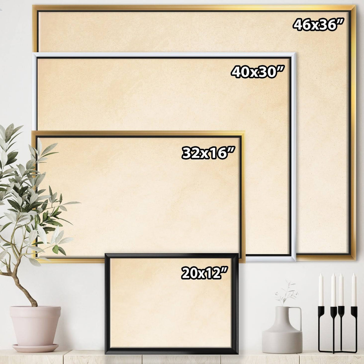 Framed Canvas Y123300