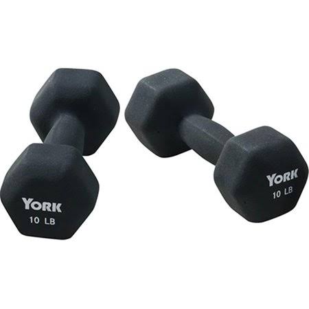 Black 8 lbs Neoprene Hexagon Fitbell K9131