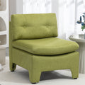 Olive Velvet Oversized Armless Chair R565