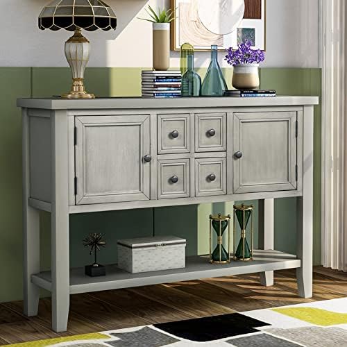 Solid Acacia Wood Buffet Sideboard H5279