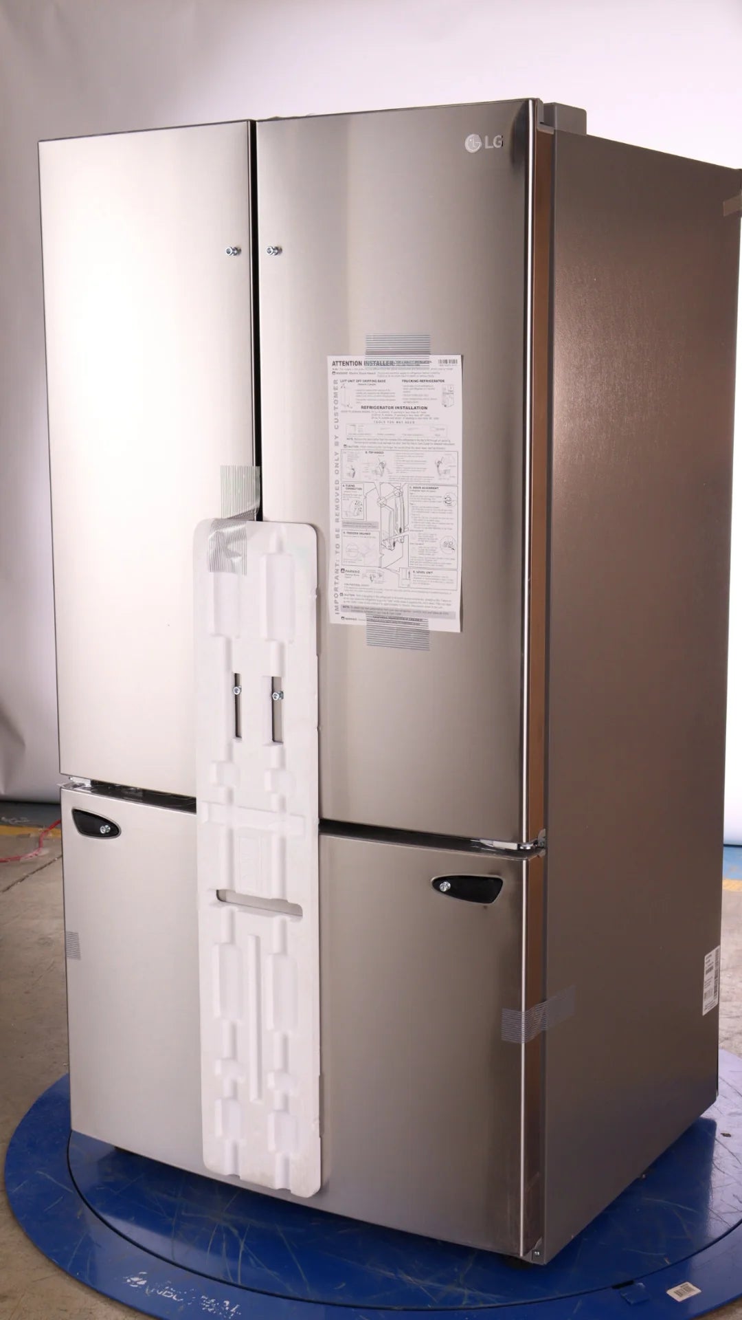 36 in. 29 cu. ft. Stainless Steel French Door Refrigerator E5613