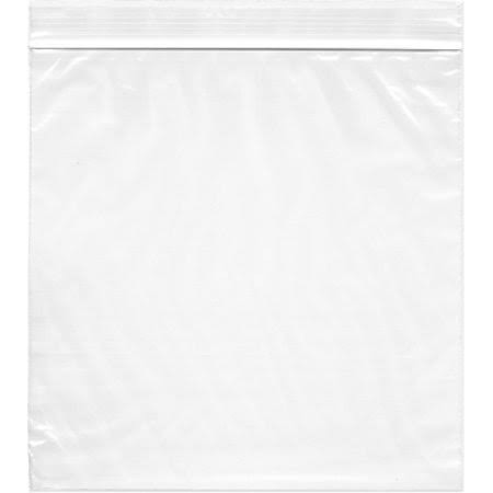 Zipper Reclosable Plastic Bags, 2 mil, 8x22, Case of 1000 X7603