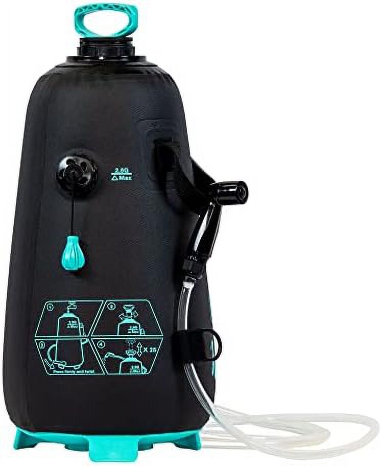 Portable Shower with Travel Case, Shower Head and 7Ft Hose, Holds 2.5 Gallons F629575