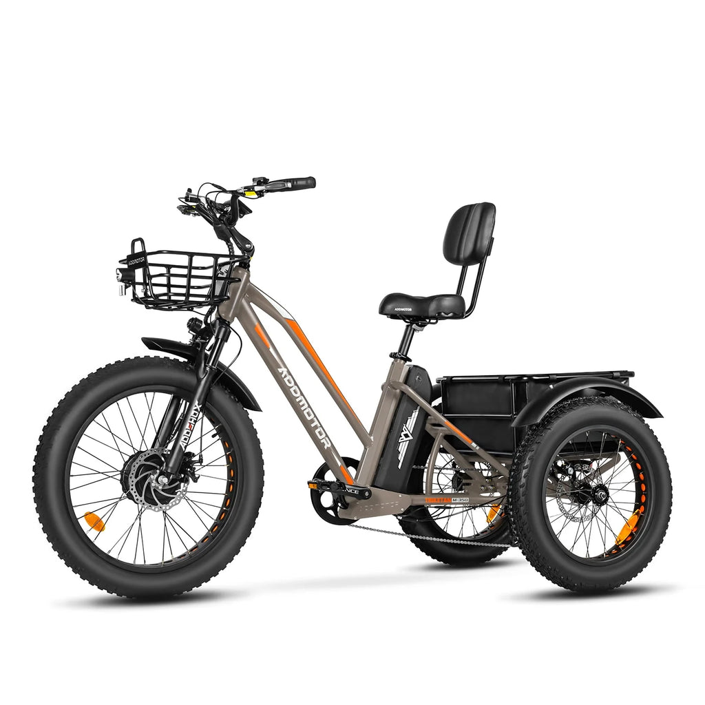 White Electric Tricycle B2121