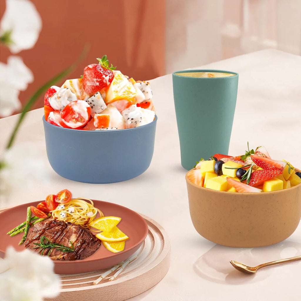 Wheat Straw Dinnerware Set 16 Piece R91223