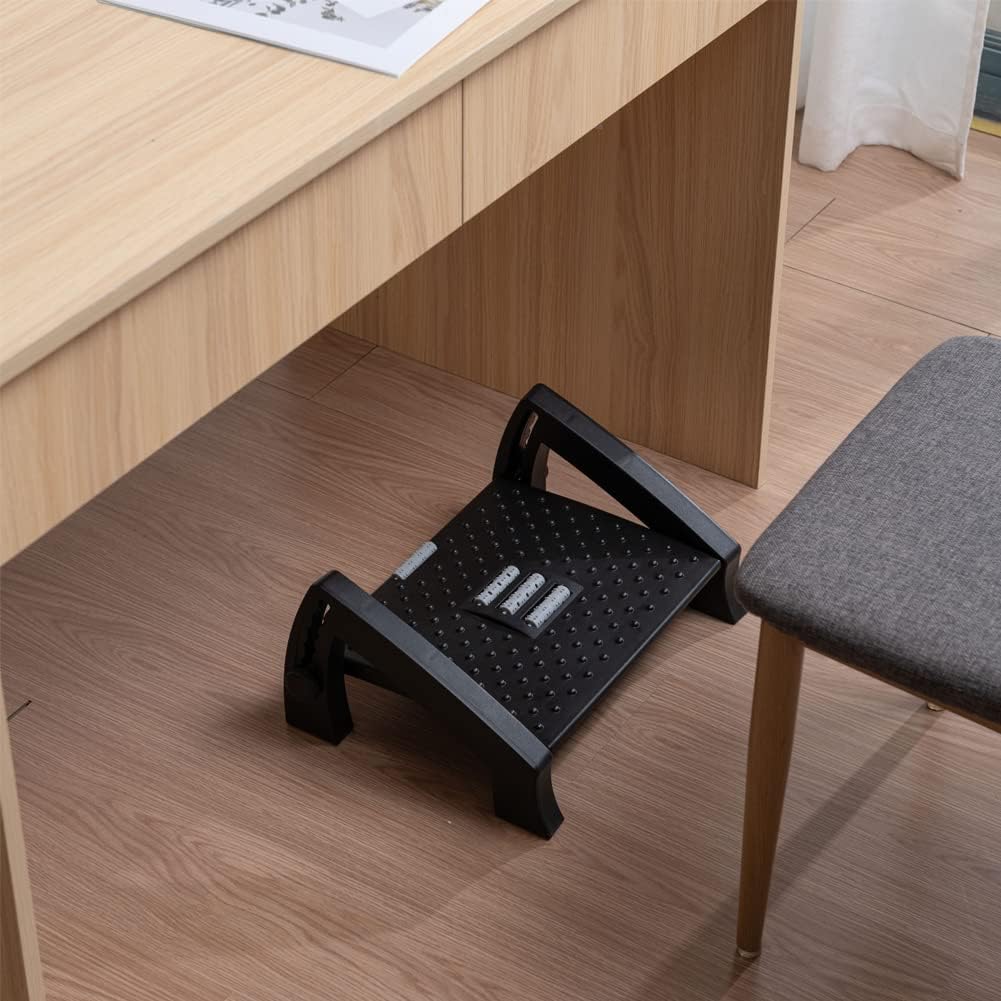 Adjustable Height Foot Rest with Massage Surface E360