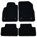 Black Nylon Car Floor Mats Front Rear 4pcs A32954