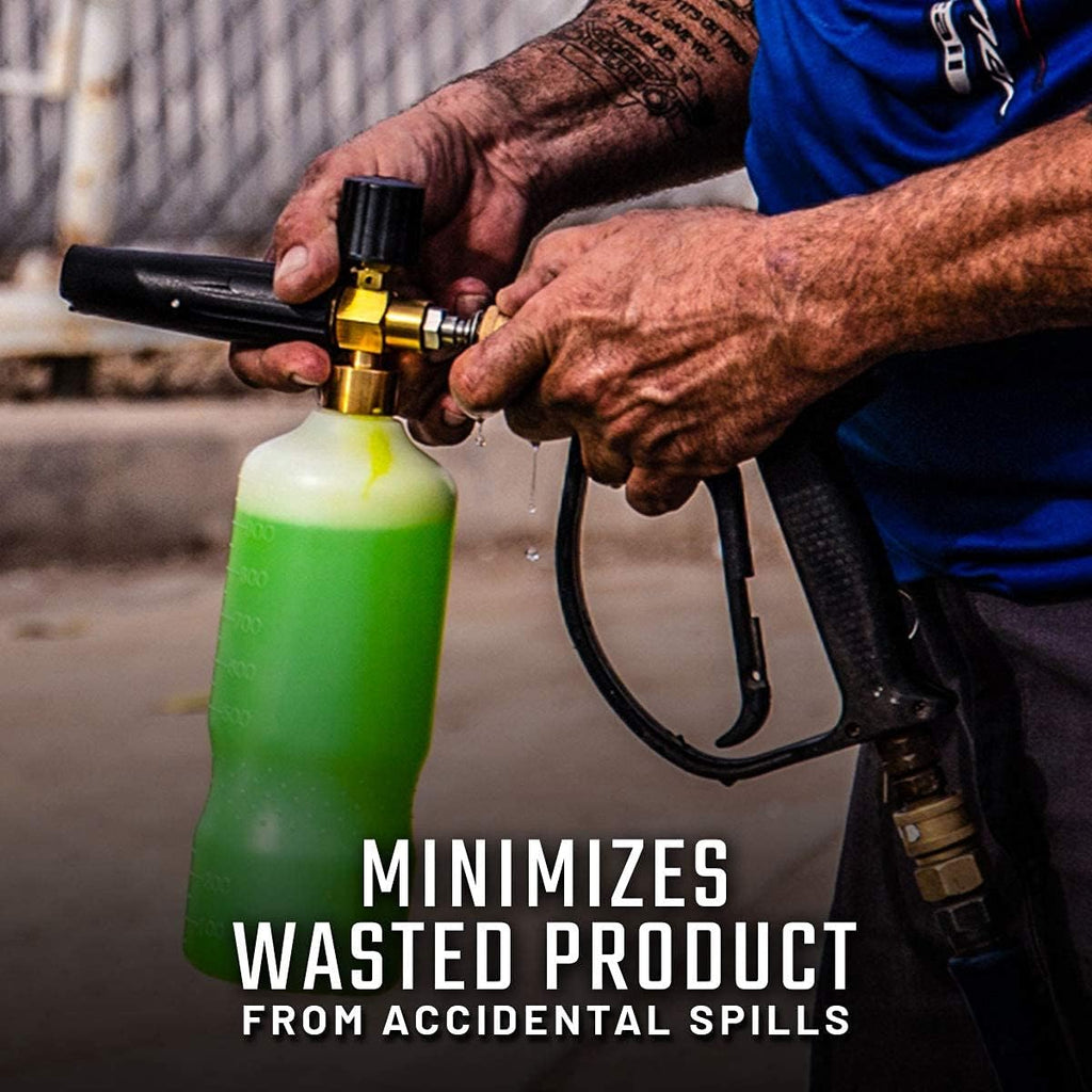 Pressure Washer Foam Cannon, Scrub Brush, and Off-Road Wash Super Concentrated Extra-Thick Soap (32 oz.) P826