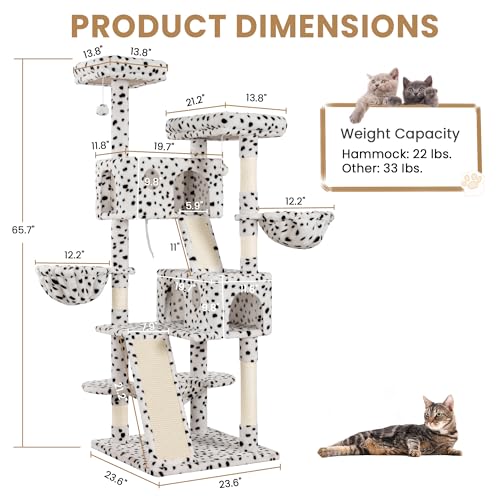 Grey Cat Tree with Sisal Scratching Posts Z736