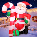 8.3 FT Christmas Inflatable Santa Claus with LED Light N4853