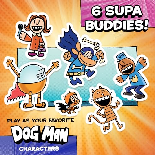 Dog Man Attack of The FLEAS Cooperative Board Game I682