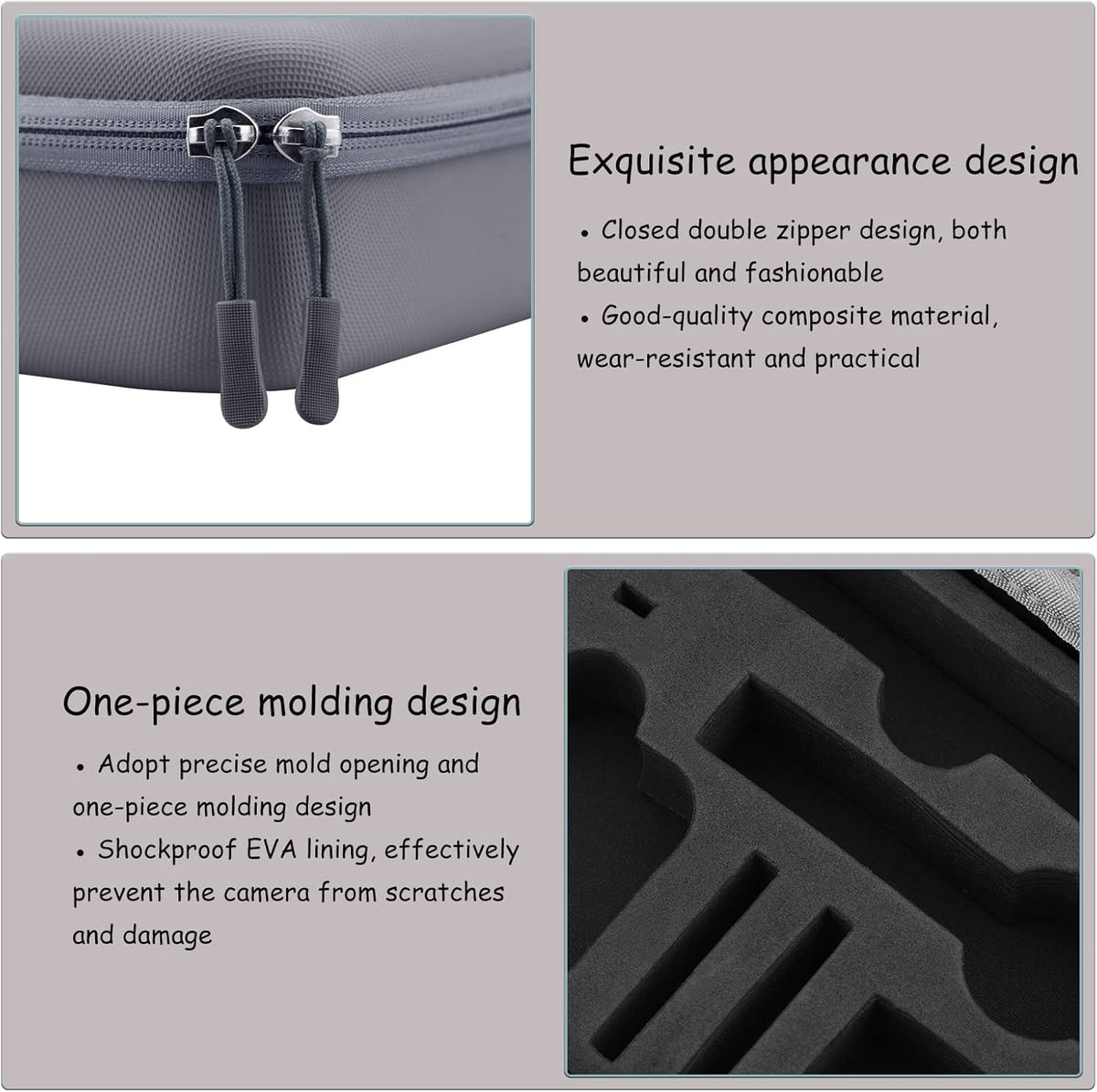 Grey EVA Camera Carrying Case W30492