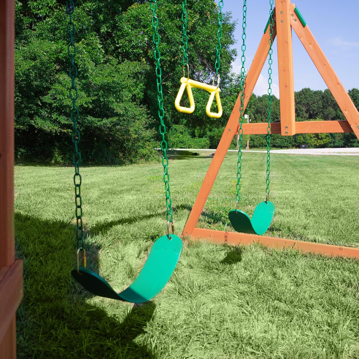 Cedar Wood Playset Swing Set R5446