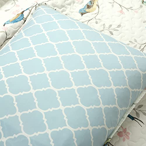 Oversized 3 Piece Reversible Quilt Set, Full/Queen L33167
