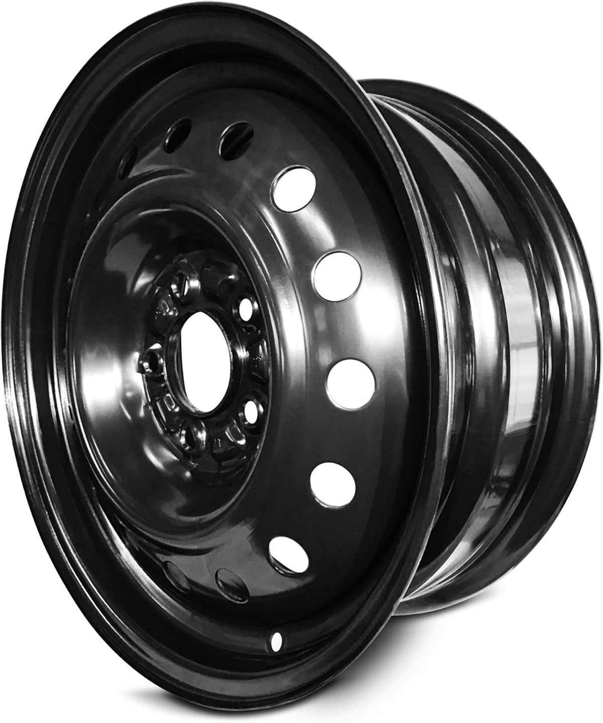 16 Inch 5 Lug Black Steel Wheel F45243