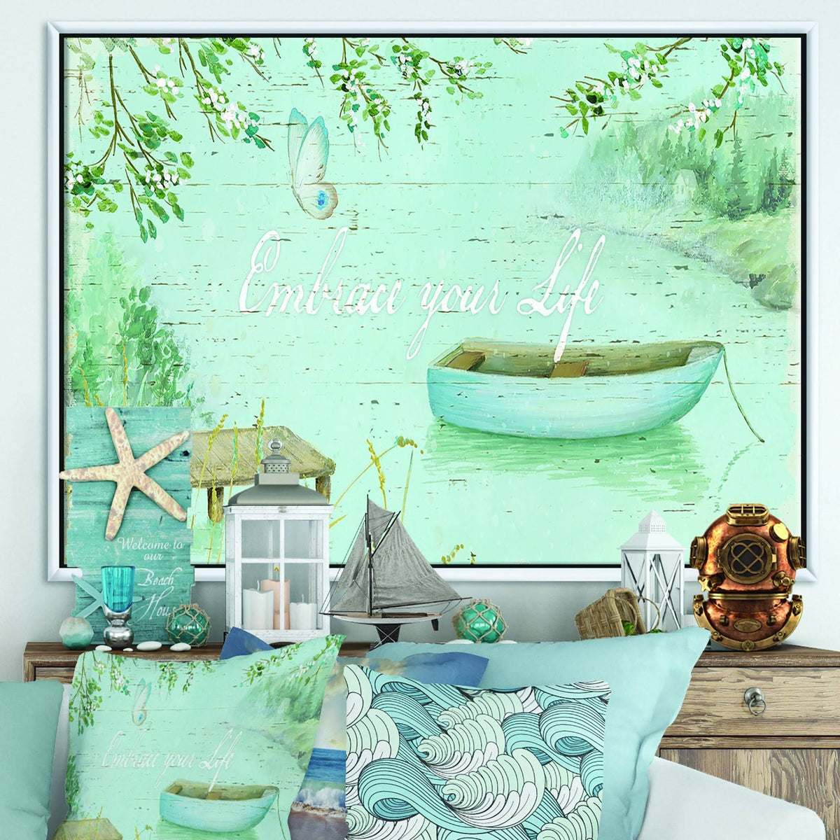 Framed Canvas Y123300
