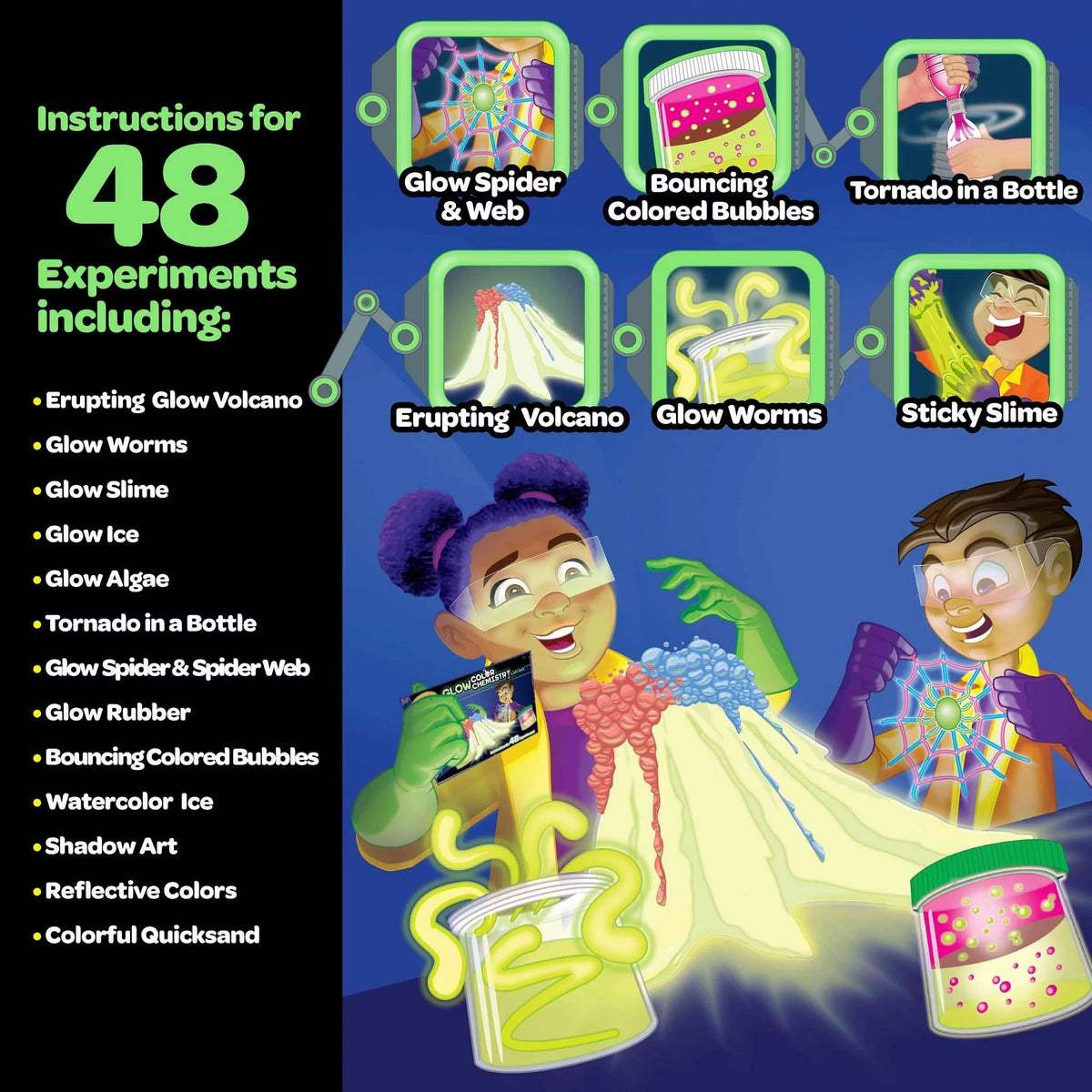 Glow Color Chemistry Lab Set N32751