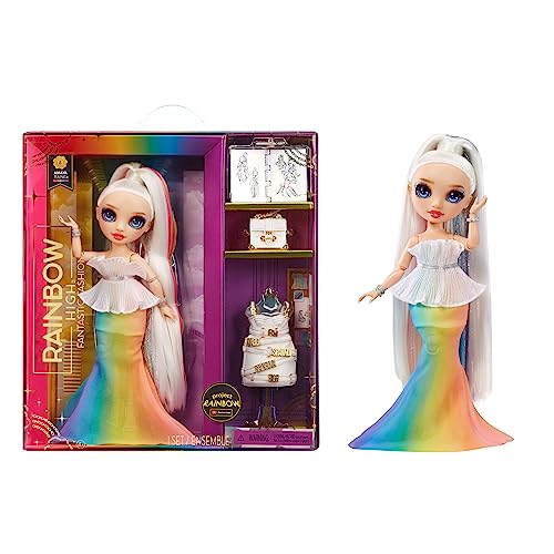 Rainbow 11” Fashion Doll and Playset with 2 Complete Doll Outfits and Fashion Play Accessories E710674