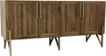Walnut Mid Century TV Stand Media Console N6355