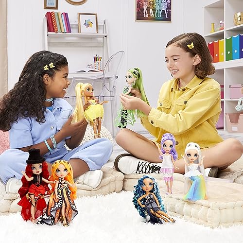 Rainbow 11” Fashion Doll and Playset with 2 Complete Doll Outfits and Fashion Play Accessories E710674