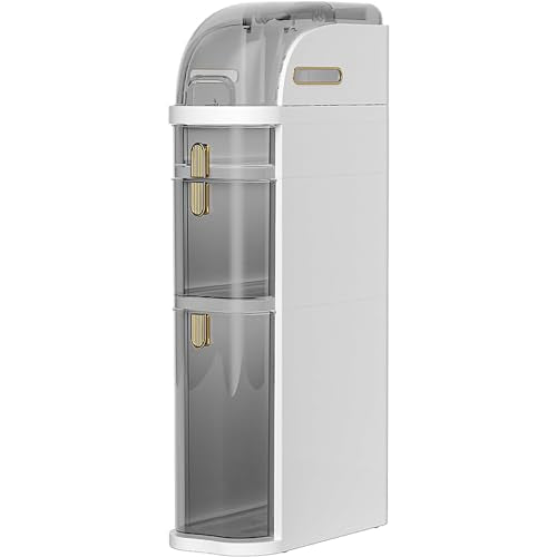 3/4/5 Tier Narrow Tall Slim Storage Cabinet with Clear Drawers V5407