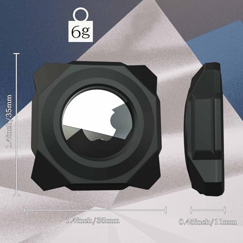Black Waterproof Stick-On Mount Air Tag Case V159243