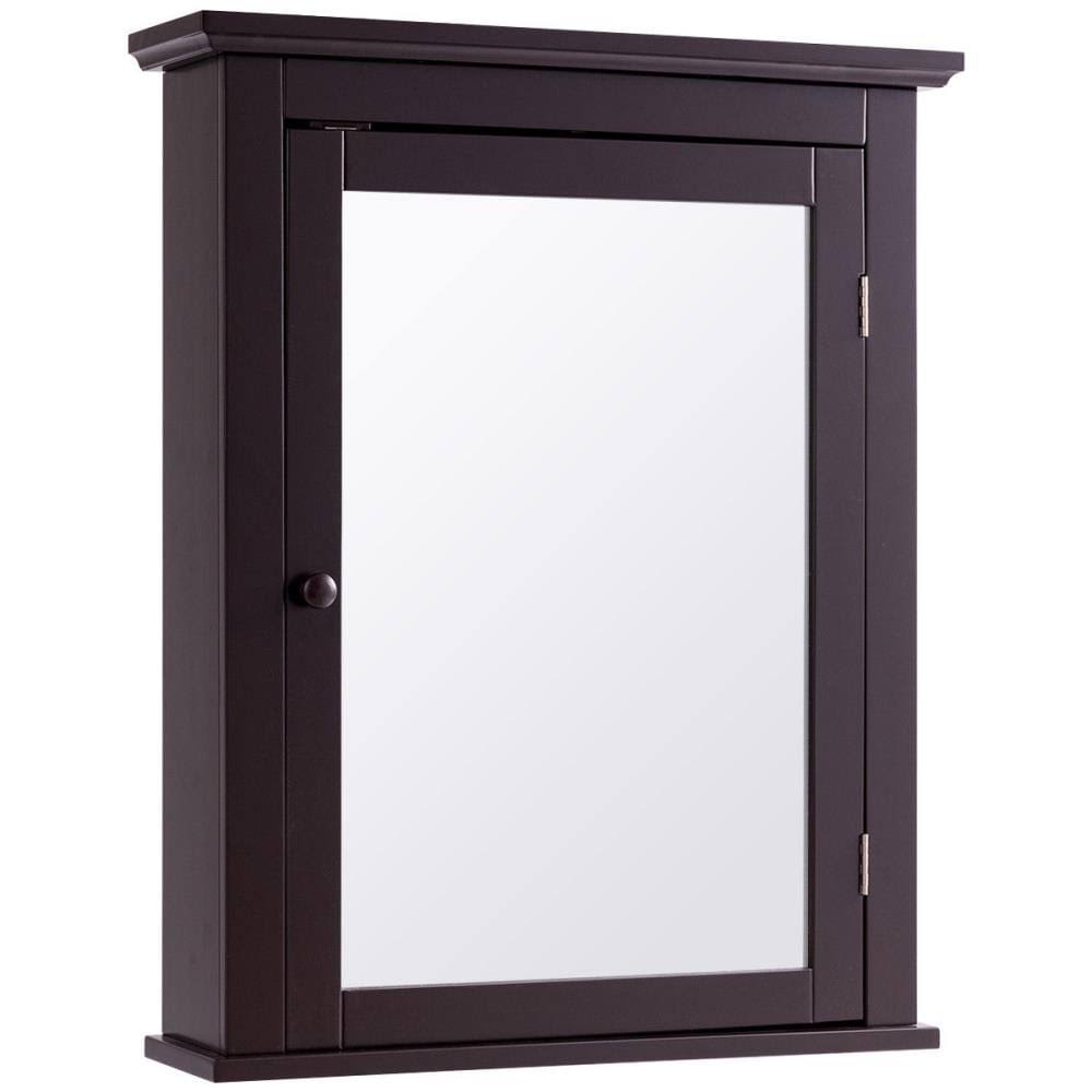 Brown Bathroom Wall Cabinet W7335