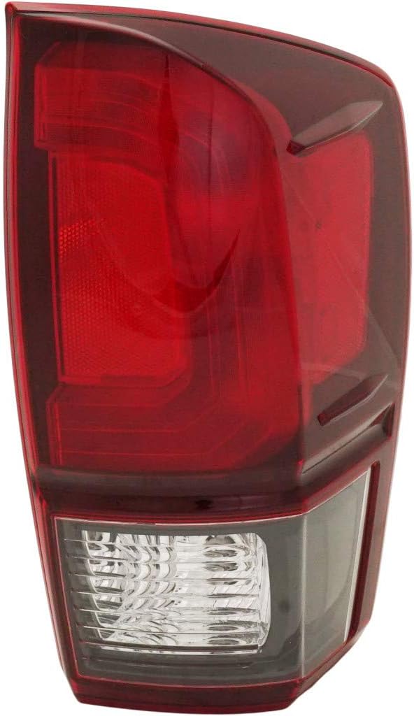 For Toyota Tacoma Tail Light Assembly Passenger Side Black Housing Red Lens C99207