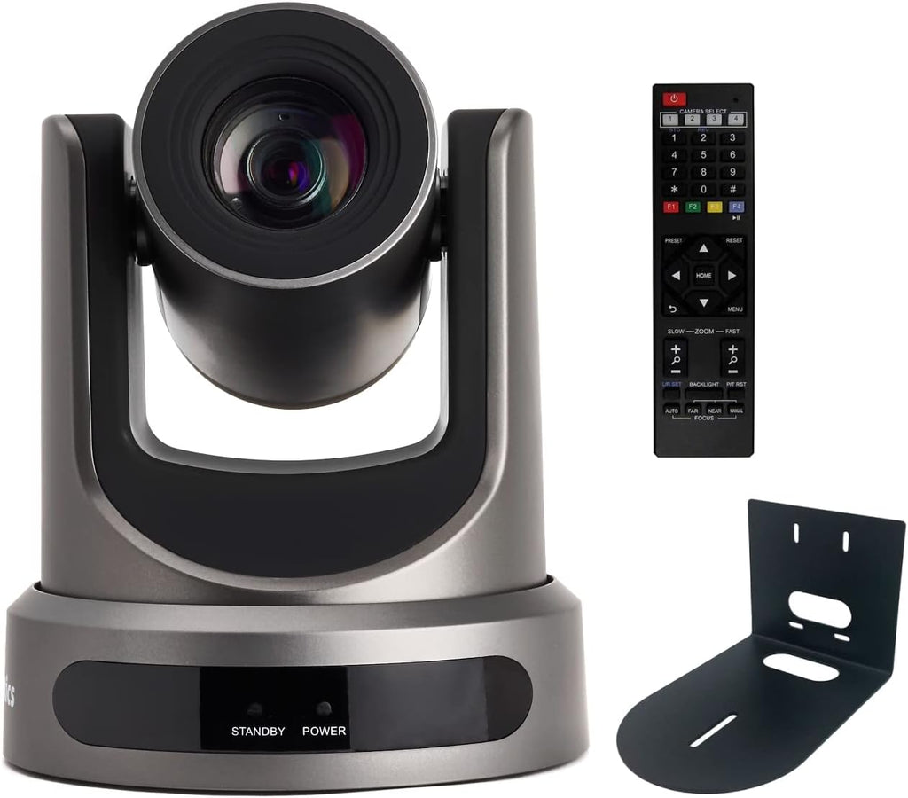 Live Streaming Broadcast Camera with Wall Mount Bracket, Grey R568074