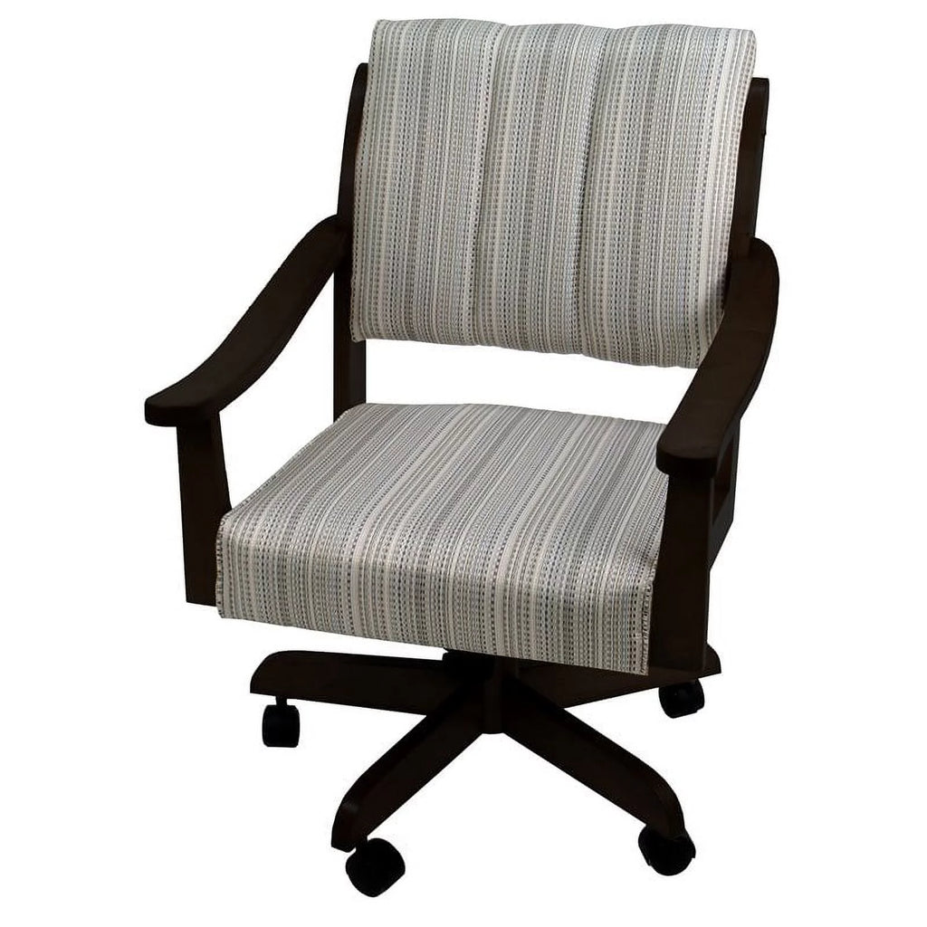 Natural Black Swivel Wood Dining Chair D11935