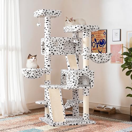 Grey Cat Tree with Sisal Scratching Posts Z736