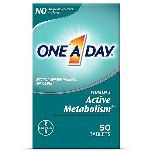 One A Day Women’s Active Metabolism Multivitamin, 50 Count T9815