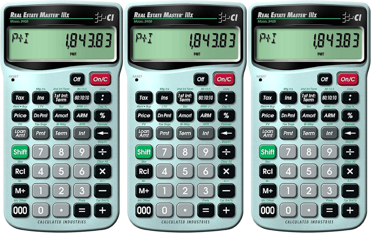 Real Estate Finance Calculator D782137