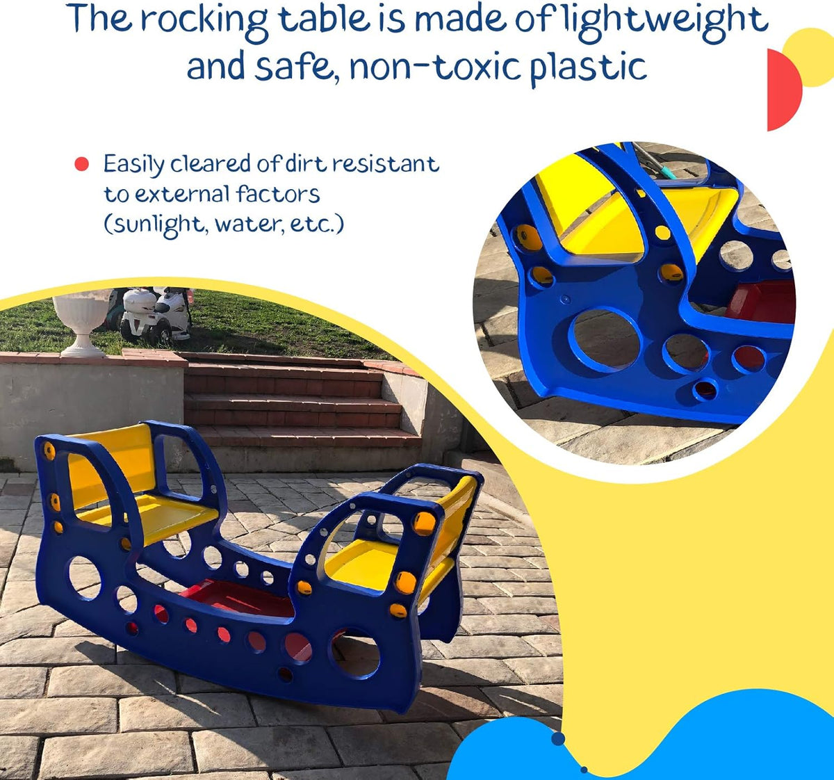Baby Rocker Swing, Toddler Table and Chairs M1642