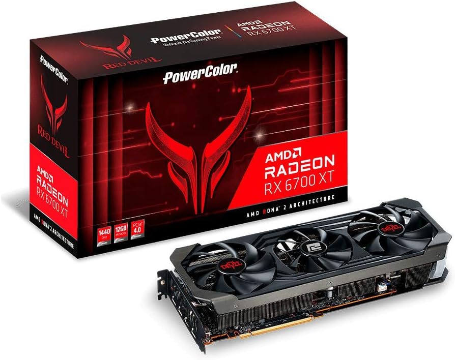 AMD Radeon RX 6700 XT 12GB GDDR6 Graphics Card H7107