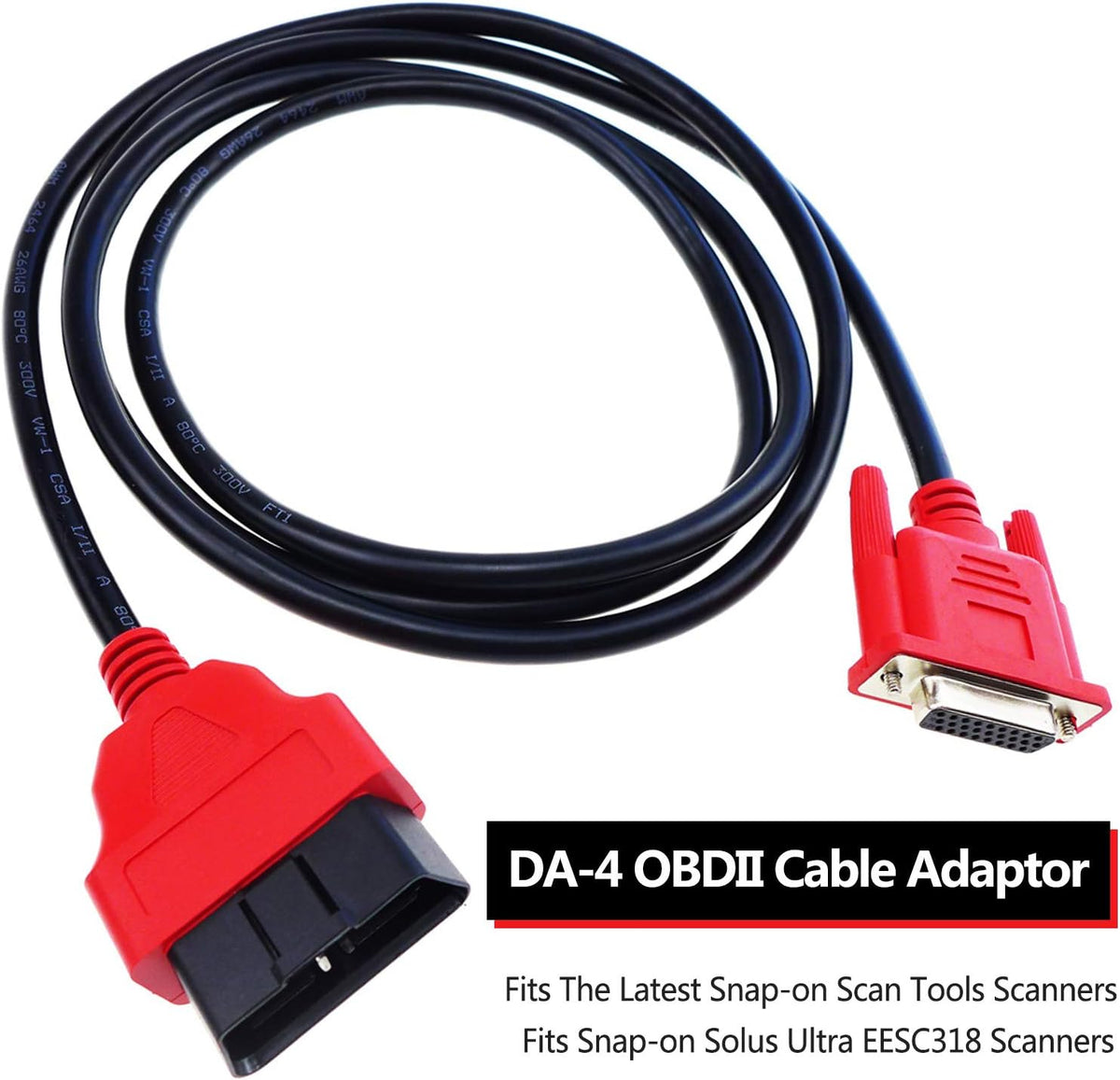 OBDII Cable Adaptor OBD2 Connector Cable Scan Tool T788385
