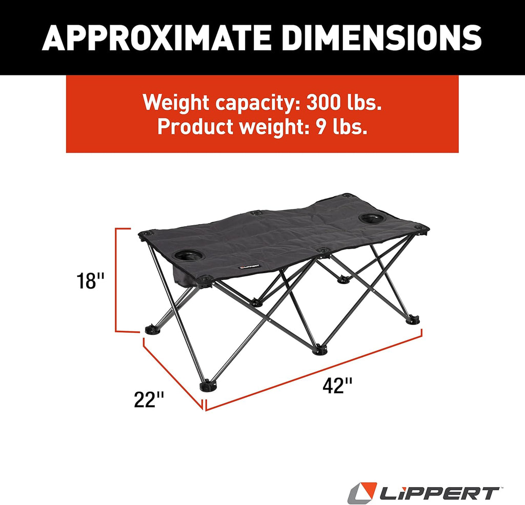 Dark Gray Campfire Ottoman B364509