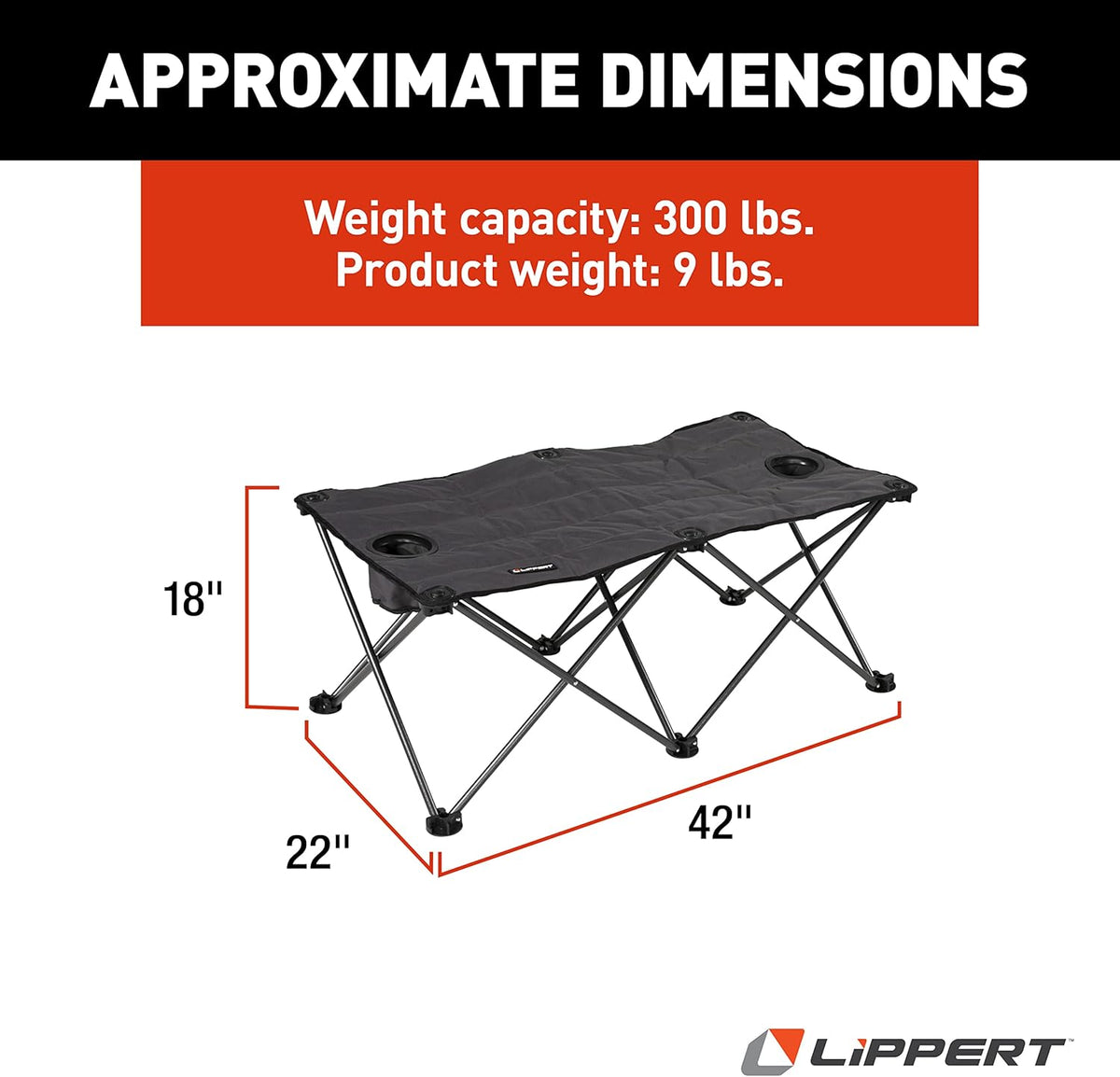 Dark Gray Campfire Ottoman B364509