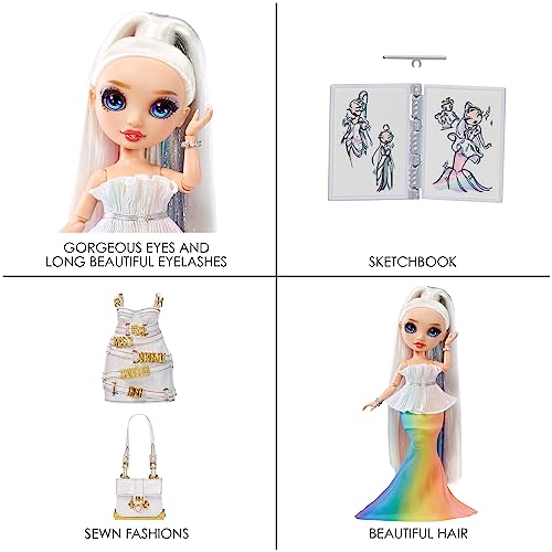 Rainbow 11” Fashion Doll and Playset with 2 Complete Doll Outfits and Fashion Play Accessories E710674