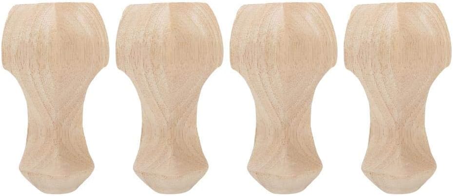 16 inch Set of 4 Solid Wood Furniture Legs G733