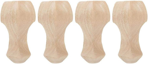 16 inch Set of 4 Solid Wood Furniture Legs G733