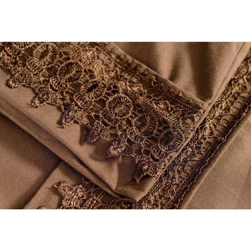 California King Brown Extra Deep Pocket Sheet U1218